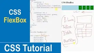 #53 CSS Flexbox Layout Module | Flex Container | Flex Direction | CSS Tutorial