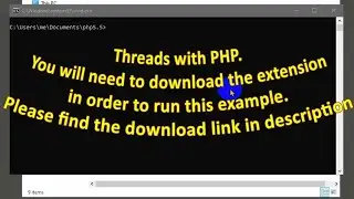 PHP Threads | missing php_pthreads.dll for windows #tecqmate #php #phptutorial