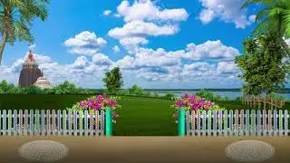 Puri Jagannath Temple with Nature Background Video Effects 