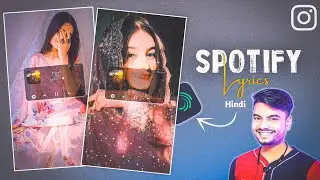 Spotify lyrics video editing | Trending spotify lyrics Video Editing