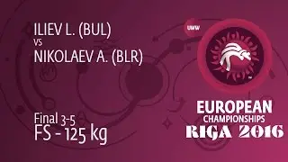 BRONZE FS - 125 kg: A. NIKOLAEV (BLR) df. L. ILIEV (BUL), 4-4