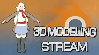 Blender Game Character Modeling Stream - Pt. 1