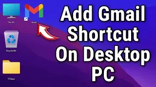 How to put gmail icon on desktop Windows