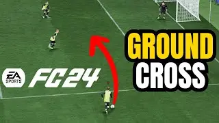 How to Ground Cross in FC 24 - Low Cross EA Sports FC 24 