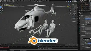 How To Move Character With Helicopter, Car & Bike | Blender 3D Animation Tutorial