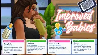 IMPROVED BABIES IN THE SIMS 4 ?? // BETTER BABIES & TODDLERS MOD