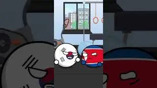 Корейская Разборка в Качалке #countryballs