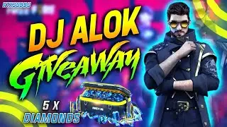 5x DJ Aloks and Diamonds Giveaway || Participate Now... || Free Fire Giveaway 😍😍