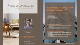 Dossier de ventas de Alejandro Mazón: Agente inmobiliario en Castro Urdiales. AlejandroMazon.es