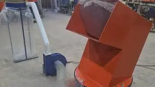 Измельчитель ткани , текстиля дробилка МИ-600 сетка 20 мм с пневмотранспортом.