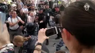 Установлены шестеро лиц, применявших насилие в отношении правоохранителей 27.07.2019