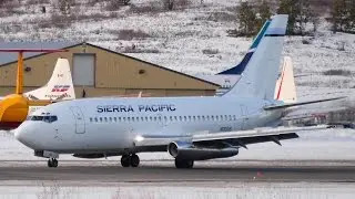 Sierra Pacific Airlines Boeing 737-200 Classic Landing at CYLW