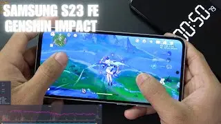 Samsung Galaxy S23 FE Genshin Impact Low 60FPS Gameplay | Phone Gaming