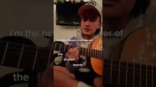 ceo & president of the broken hearts club 💔 #gnash #songwriter #music #fyp  #thebrokenheartsclub