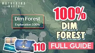 How to: Dim Forest 100% FULL Exploration ⭐ Huanglong ALL CHESTS【 Wuthering Waves 】