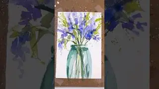 Simple Watercolor Flower techniques  