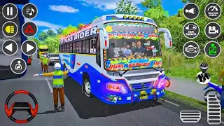 Real Indian Off-road Bus Driving - Extreme Bus Driving simulator game - Android gameplay