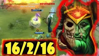 ГАЙД НА ПАПИЧА ( WRAITH KING ) ОТ НЕ ПРО ИГРОКА / DOTA 2 guide 7.31d