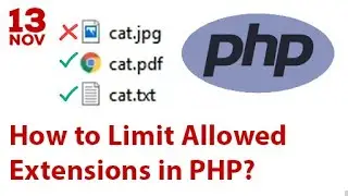 Checking uploaded file extension with PHP before storing it on our server