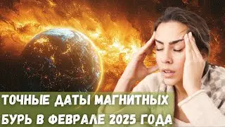 Точные даты магнитных бурь в феврале 2025 года