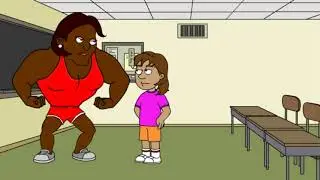 Dora Meets Mrs. Muscle Woman Christina