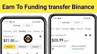 How to transfer earn to funding in binance | how to transfer from earn wallet to funding wallet