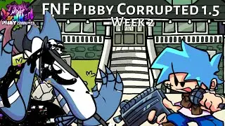 (Week 2) (FC) Pibby Mordecai Vs BF | FNF Corrupted