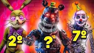 Os Animatrônicos MAIS PODEROSOS de FIVE NIGHTS AT FREDDY'S!