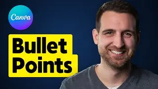 How to Add Bullet Points in Canva