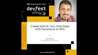 Create with AI: Your First Steps with Generative AI APIs #generativeai