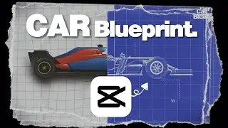 How To Make This Cool Car Blueprint Effect In Capcut