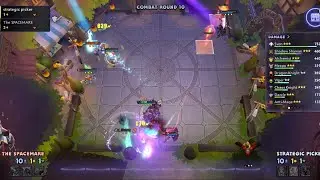 Dota Underlords Brute-Knights vs Spirit-Mage ; 3 star Spirits vs 3 Star Sven, 2 Star Dragon Knight