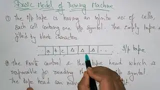 Turing machine (TM)  | Introduction | Part-2/2  | TOC | Lec-86 | Bhanu Priya