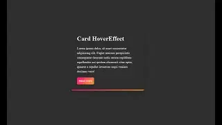 Creating Stunning Card Transitions and Hover Effects Using HTML and CSS