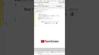 Star Pattern 6 Program in C Language | Tasincoder