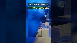 Russian T-72B3M Tank providing Indirect fire support 