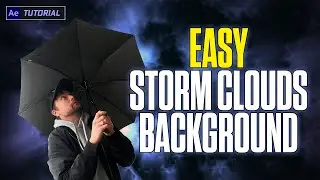 Easy Storm Clouds Loop (Beginner After Effects Tutorial)