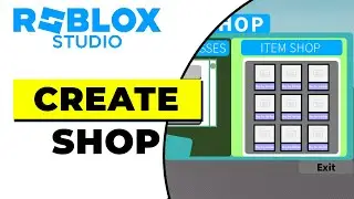 How To Make A Shop In Roblox Studio (2024)