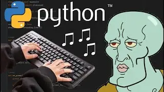 Python Project: Squidward Sound Effects When You Type!
