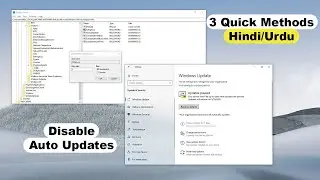 How to Disable Windows Automatic Updates on Windows 10 Permanently [Urdu/Hindi]