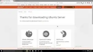 Downloading Ubuntu Server