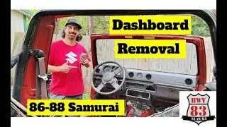 Removing Dashboard from Suzuki Samurai  