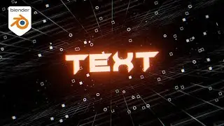 Retro Scifi Title Animation in Eevee (Blender Tutorial)