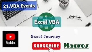 21.Excel VBA - VBA Events