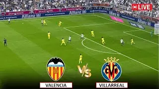 🔴EN VIVO : VALENCIA vs VILLARREAL I PARTIDO DE FÚTBOL LALIGA EN VIVO 2024/25 I eFOOTBALL PES 21 GAME