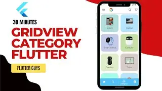 ✨How to Create Grid view Category Design in flutter 📱| Grid view | Flutter Tutorial 