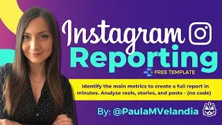 Automate your Instagram reporting using Google Data Studio - FREE template included.