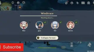 How to match up in windtrace event genshin impact 