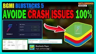 BGMI EMULATOR ALL YOUR CRASH FIX ON BLUESTACKS 5 JUST APPLY THIS SETTING'S - BATTLEGROUNDS MOBILE