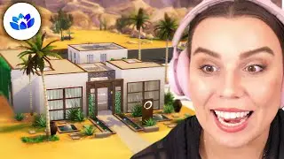 I built an organic spa in the desert! (The Sims 4)